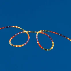 Guirlande électrique multicolore clignotante 12 m-Gifi Online