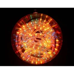 Guirlande électrique multicolore clignotante 12 m-Gifi Online