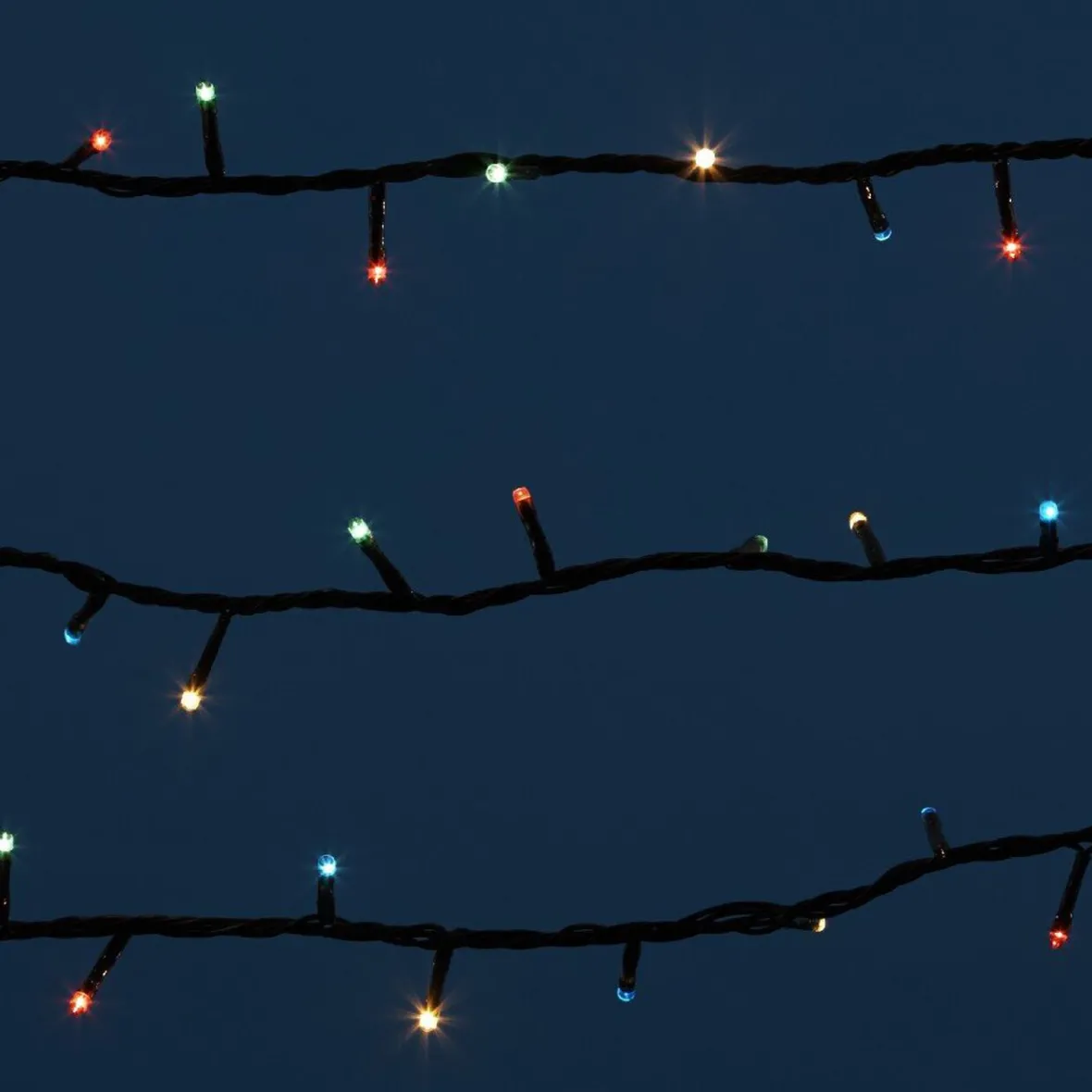 Guirlande électrique multicolore 9.56 m-Gifi Clearance