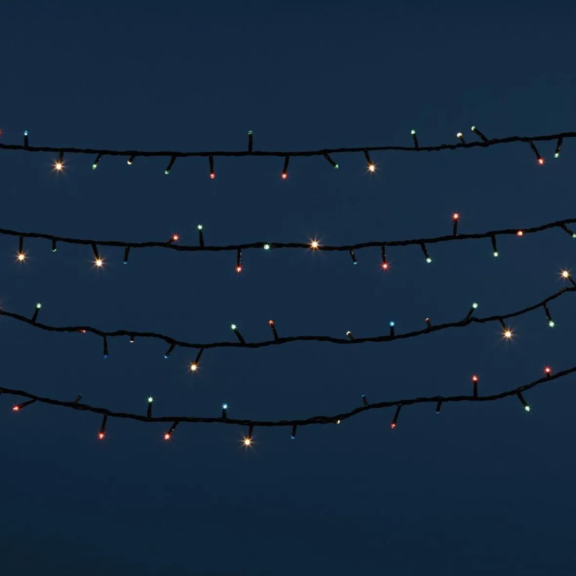 Guirlande électrique multicolore 9.56 m-Gifi Clearance