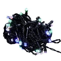 Guirlande électrique multicolore clignotante 3,9 m-Gifi Hot