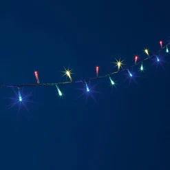 Guirlande électrique multicolore clignotante 31,9 m-Gifi Online