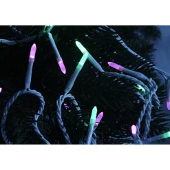 Guirlande électrique rose et vert fixe 3,9 m-Gifi Clearance