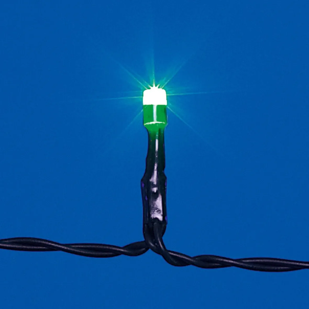 Guirlande électrique Solaire 50 Led Multicolore clignotant 4,9 m-Gifi Best