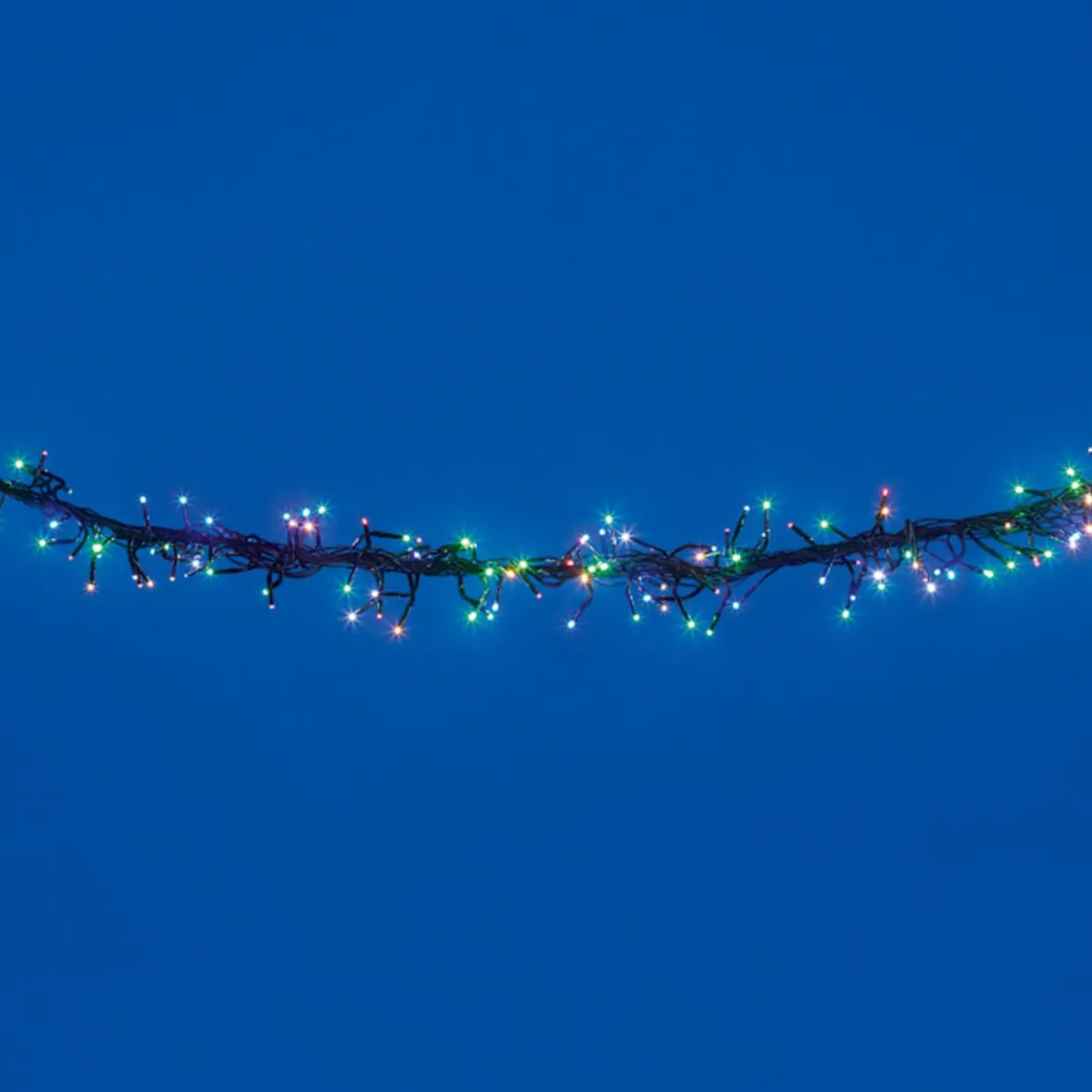 Guirlande électrique solaire multicolore grappe 1,9 m-Gifi Sale