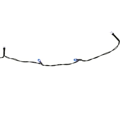 Guirlande électrique solaire bleue clignotant 4,9 m-Gifi