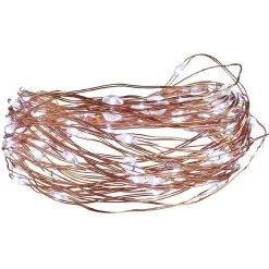 Guirlande électrique solaire 100 microLED 7,4m d'éclairage blanc froid-Gifi Best