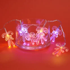 Guirlande électrique sucres orges multicolores 1 m-Gifi Hot