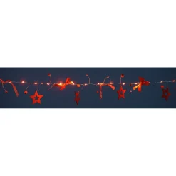 Guirlande électrique étoiles rouge fixe 0,9 m-Gifi Best