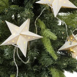Guirlande électrique étoiles blanches fixes 1,2 m-Gifi Clearance