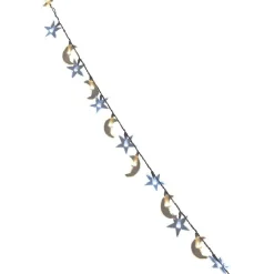 Guirlande électrique étoiles et lunes blanc fixe 1 m-Gifi Hot