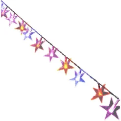 Guirlande électrique étoiles multicolores 1 m-Gifi Best