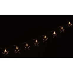 Guirlande électrique étoiles dorées fixe L. 1,35 m-Gifi Hot