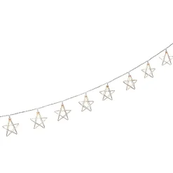 Guirlande électrique étoiles dorées fixe L. 1,35 m-Gifi Hot