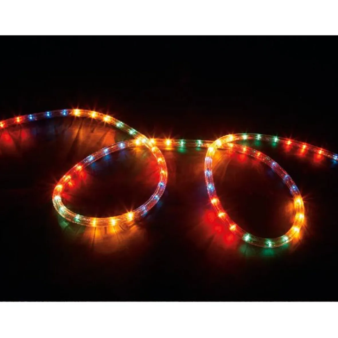 Guirlande électrique tube multicolore fixe 4 m-Gifi Best