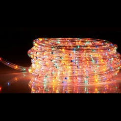 Guirlande électrique tube multicolore clignotante 18m-Gifi New