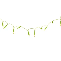 Guirlande électrique vert fixe 4,9 m-Gifi Outlet