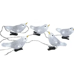 Guirlande lumineuse 5 oiseaux 30 LED extérieur-Gifi Clearance