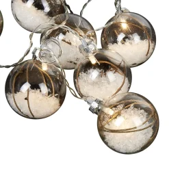 Guirlande lumineuse boules fantaisie intérieur 8 LED-Gifi Outlet
