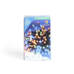 Guirlande lumineuse extérieur 240LED multicolores 17,9m-Gifi Discount