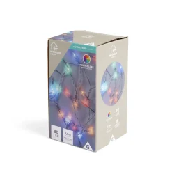 Guirlande lumineuse intérieur diamant 80LED multicolores 7,9m-Gifi Sale