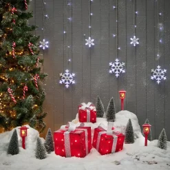 Guirlande lumineuse solaire sucre d'orge 20LED blanc froid 3,8m-Gifi Best