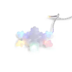 Guirlande lumineuse solaire bordure toit flocon 161LED multicolores 3m-Gifi New