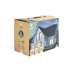 Guirlande lumineuse solaire 400LED blanc chaud 40m-Gifi Hot