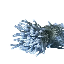 Guirlande Solaire 400 LED blanc clignotant fixe 40 m-Gifi Sale