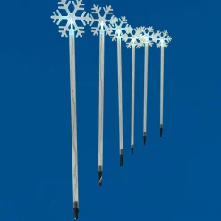 Guirlande solaire flocons multicolores à planter x6-Gifi Best