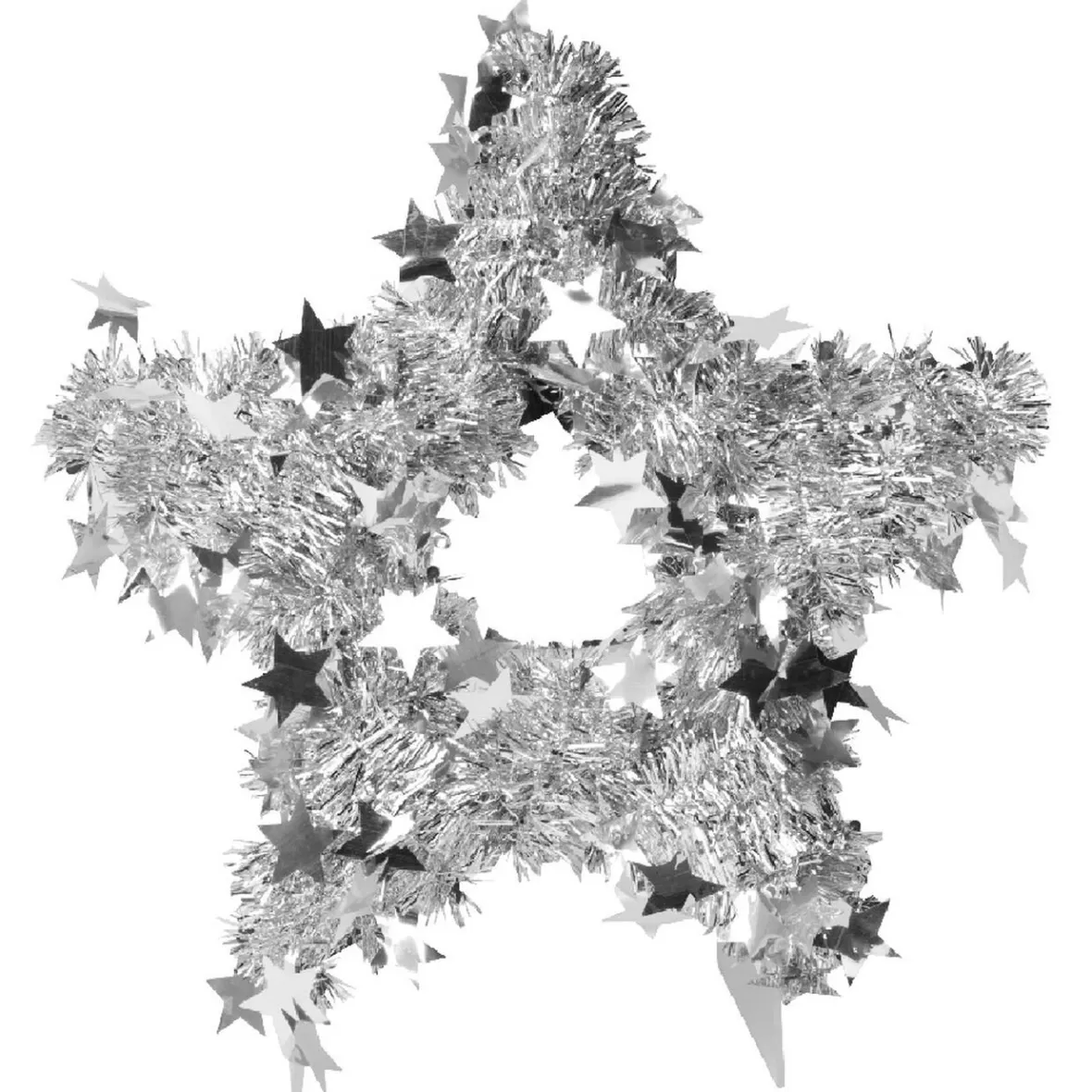 Guirlande étoile scintillante blanche-Gifi Clearance