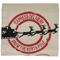 Hotte Noël en lin grand modèle-Gifi Best