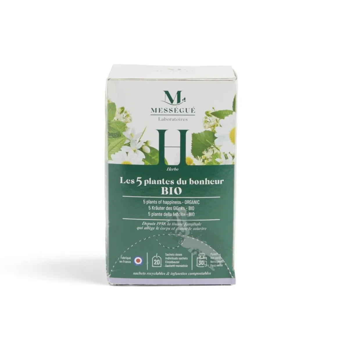 Infusion Mességué 5 plantes du bonheur x20 sachets doses-Gifi Sale