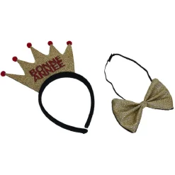 Kit accessoires Bonne année noir et doré-Gifi Hot