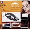 Kit de maquillage Halloween corbeau noir-Gifi Sale