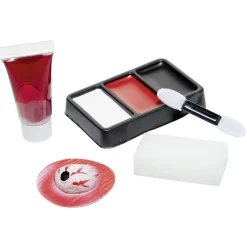 Kit de maquillage Halloween zombie blanc rouge noir-Gifi Discount