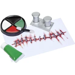 Kit de maquillage Halloween monstre vert à boulons-Gifi Online