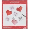 Kit origami 6 coeurs avec messages personnalisés-Gifi Sale