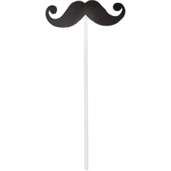 Kit photo booth noir et doré 10 pièces-Gifi Discount