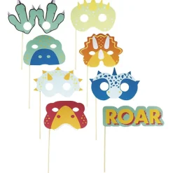 Kit photobooth 8 personnes thème sauvage-Gifi Discount