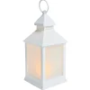 Lanterne blanche lumineuse 1LED blanc chaud H23cm-Gifi Best