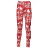 Legging de Noël Rouge Taille unique-Gifi Outlet