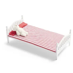 Lit et ours en peluche pour lutin farceur L22x12x7,5cm-Gifi Discount