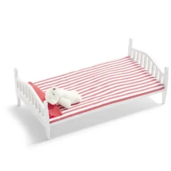 Lit et ours en peluche pour lutin farceur L22x12x7,5cm-Gifi Discount