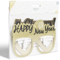 Lot 4 paires de lunettes festives Nouvel an-Gifi Outlet