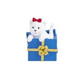 Lot de 3 figurines pour village animé de Noël thème chiots-Gifi Sale