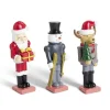 Lot de 3 figurines pour village animé de Noël thème Casse-Noisette-Gifi Discount