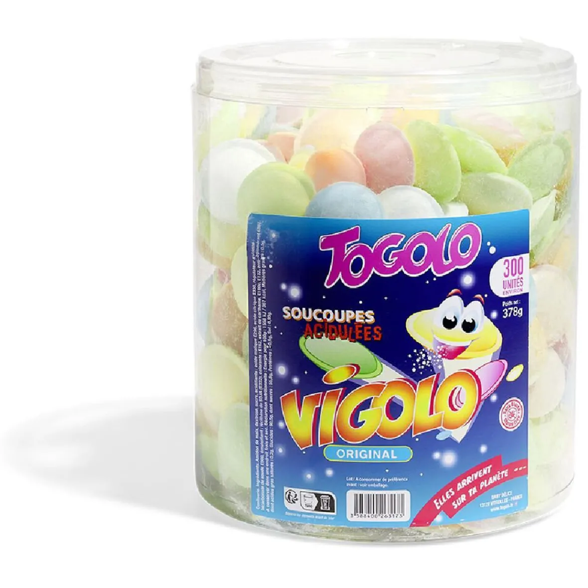 Lot de 300 soucoupes acidulées Togolo Vigolo-Gifi Hot