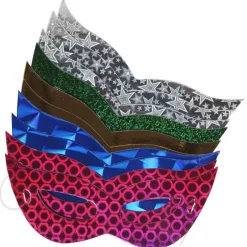 Loup en carton métallisé x10-Gifi Online