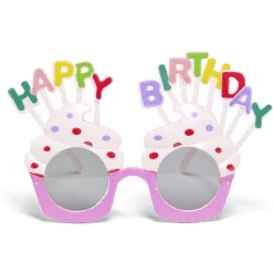 Lunettes anniversaire Happy Birthday cupcake-Gifi Sale